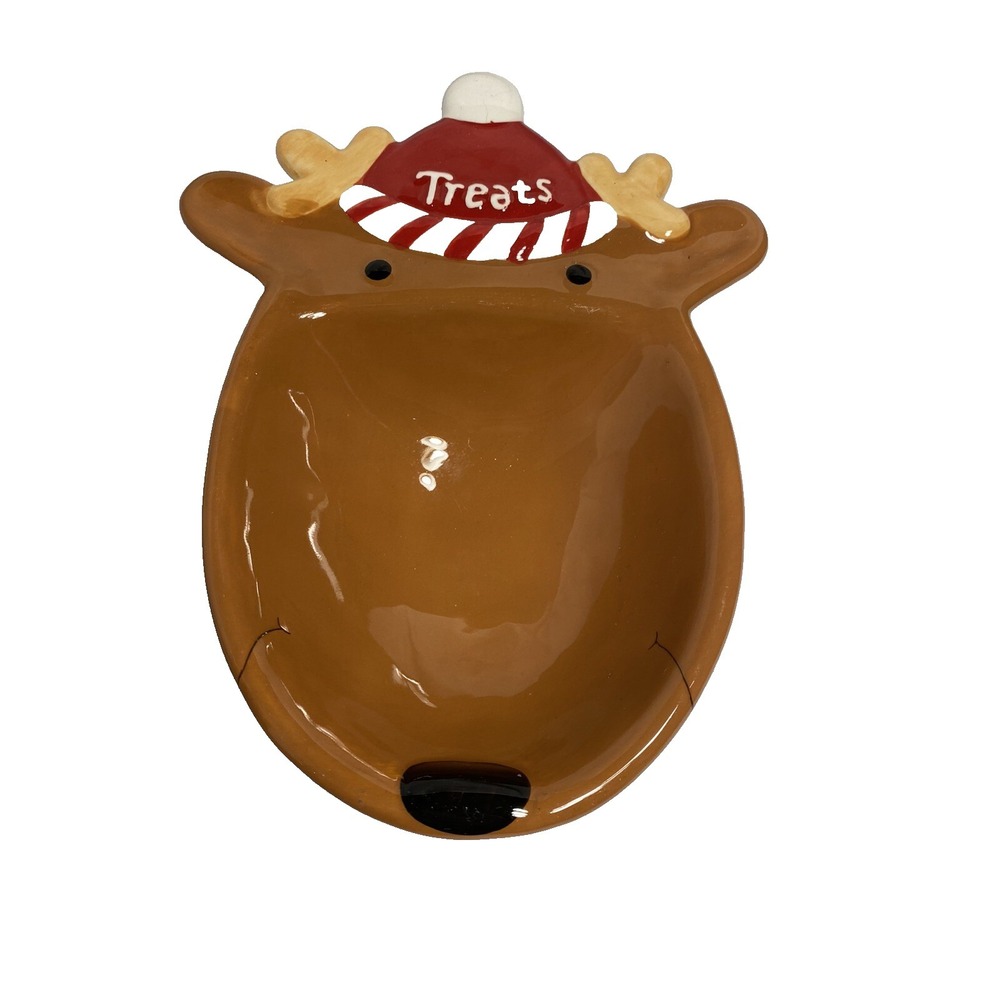 hallmark reindeer treats bowl‎